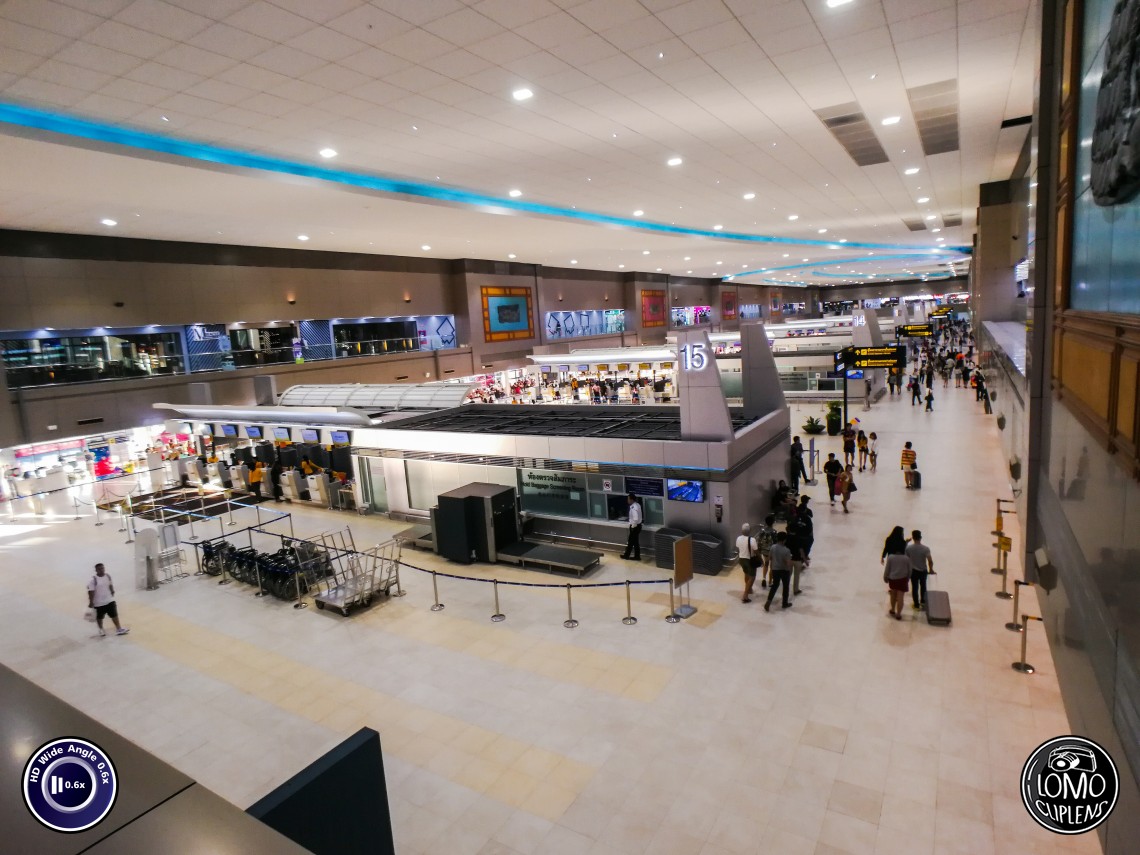 Donmuang International Airport  ประเภทเลนส์ Wide Angle 0.6x HD  อุปกรณ์ที่ใช้ถ่ายรูป Huawei >> P10  รีวิวโดย SetUp